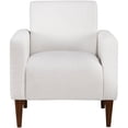 thumbnail image 2 of Comfort Pointe Cumulus White Boucle Fabric Modern Style Arm Chair, 2 of 4