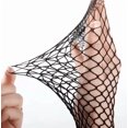 thumbnail image 4 of Women's High Waisted Tights Fishnet Stockings Black Fishnet Tights Ladies One Size, 4 of 8