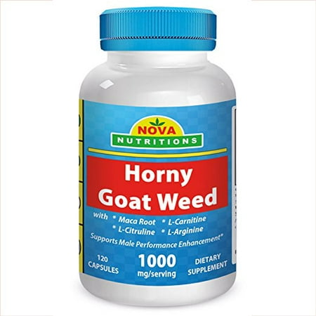 Nova Nutritions Horny Goat Weed with Maca Root 120