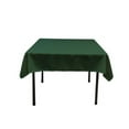 thumbnail image 1 of LA Linen TCpop52x52-GreenHuP20 Polyester Poplin Square Tablecloth, Hunter Green - 52 x 52 in., 1 of 2