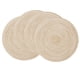 thumbnail image 2 of Limited Time Offer! 4-piece Set Meal Mat Woven Round Mat Beige Tableware Cup Pad, 2 of 4