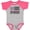 Heather and Hot Pink, variant on Inktastic Breast Cancer Awareness Pink Ribbons and Flag Boys or Girls Baby Bodysuit