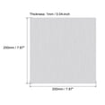 thumbnail image 2 of Uxcell 200mm x 200mm x 1mm Rectangle 1060 Aluminum Sheet Flat Metal Plate Stock, 2 Pack, 2 of 5