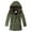 Green, variant on XXWXYD Boys Cold Proof Hooded Puffer Coat - Solid Short Down Jacket Warm Winter Windproof Jacket for Kids, Holiday Season
