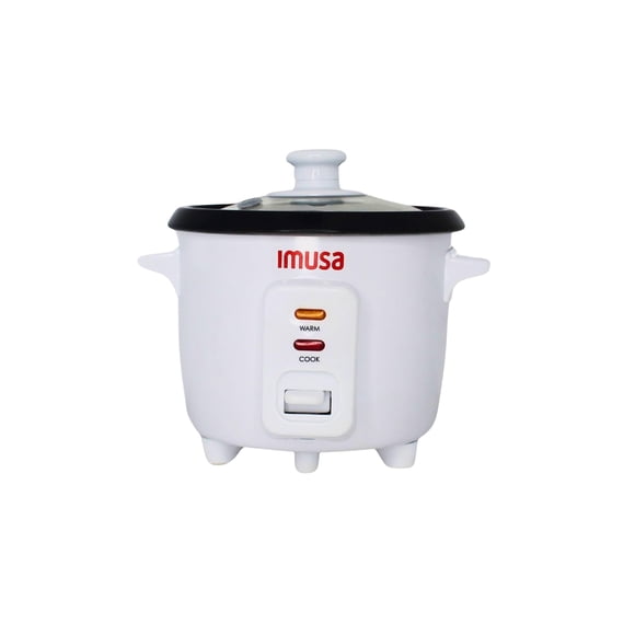 Olla Arrocera Eléctrica Imusa Cerámica Blanca 1.5 Tazas