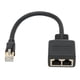 thumbnail image 1 of Cable Adaptador Ethernet Sincero Divisor de 2 Puertos Tipo RJ45, 1 of 10