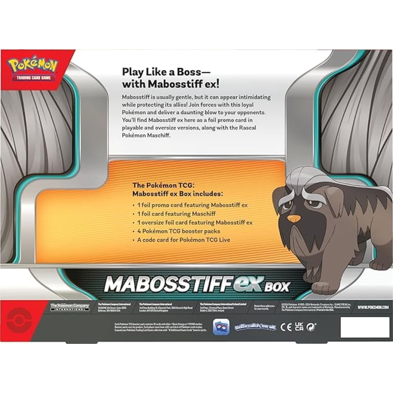 Pokemon Trading Card Games Mabosstiff EX Box Pokemon Trading Card Games Mabosstiff EX Box