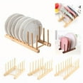 thumbnail image 2 of Kitchen Storage Organization Multi Functional Storage Rack Tableware Drainboard Woodiness Dish Drying Rack Kitchens Accessories, 2 of 9