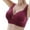 Red, variant on Riforla Women Fashion Casual Breathable Tube Top Bra Underwear Without Steel Ring Gathering and Adjusting Bro Everyday Wear Bras Pink 46