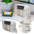thumbnail image 1 of CYC Maple And Lark Zippered Hard Pouch Storage Zipper White Toy Storage Hard Plastic Pencil Case, 1 of 5