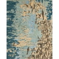 thumbnail image 1 of Ahgly Company Indoor Rectangle Abstract Ash Gray Area Rugs, 2' x 4', 1 of 2