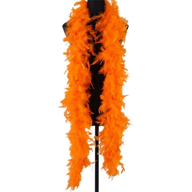 Pikadingnis Natural Feathers Boa Fluffy Colorful Feathers Scarf Turkey