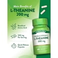 thumbnail image 5 of L-Theanine 200mg | 60 Capsules | Non-GMO & Gluten Free Supplement | by Nature's Truth, 5 of 7