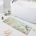 thumbnail image 7 of Coolnut Bath Mat, Soft Absorbent Bath Rug, Floral Bird Bath Mats for Bathroom, Living Room Bedroom Home Floor Mat, Bath Mat for Tub Non Slip 20 x 39 Inch Home Decor, 7 of 7