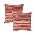 thumbnail image 1 of DouZhe Housses de Coussin Décoratives en Velours Lot de 2, Housse de Coussin Carrée Douce avec Fermeture Éclair Invisible Étoiles Patriotiques Rayures Rouges Impression, 20"x20 Pouces, 1 of 6