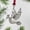 A, variant on BSJJY Solid Pewter Christmas Tree Ornament Hanging Metal Christmas Decorations Holiday Ornaments Hanging Pendants Decoration for Home Party Xmas Tree Décor (Dove),1PCS