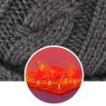 thumbnail image 6 of NMMUED Winter Visor Beanie Hat for Men Women Warm Ribbed Knit Cuffed Brimmed Cap Black 2 One Size, 6 of 7
