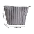 thumbnail image 2 of Portable Toiletry Organizer, Makeup Bag Travel, Lightweight Cosmetic Storage Pouch with Zipper, Striped Travel Wash Bag for Women, Everyday Organization for Home and Travel, 2 of 8