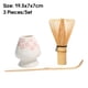 thumbnail image 4 of Yuarrent Juego de Matcha 3 en 1, cuenco de cerámica, juegos de té tradicionales para interiores, hogar, cocina, tienda de bebidas, herramientas para Teteras blanco Yuarrent HA010720-06B, 4 of 6