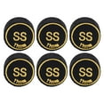 thumbnail image 2 of Billiard Pool Cue Tips, 6PCS PU Black Multiple Layer Pool Cue Tips Replacement Kit For Billiard Games Pool Cues And Snooke, 2 of 8