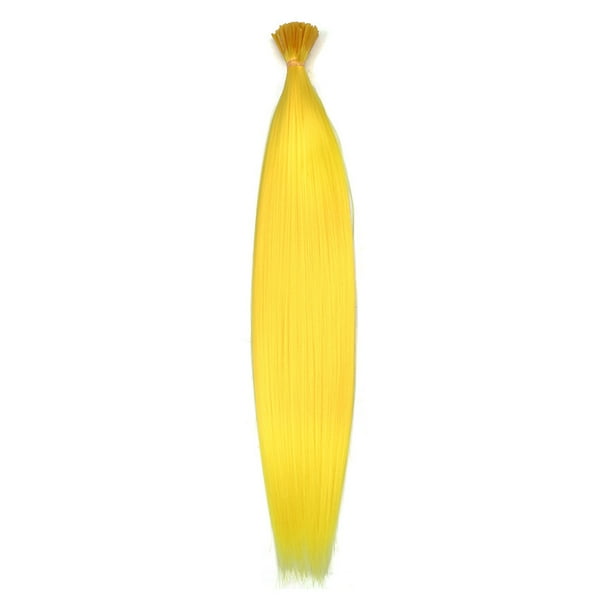 Paquete de extensiones de cabello con color de palo de colores al estilo de Europa y Estados Unidos, conjunto de extensiones de cabello con color de palo invisible sin costuras de seda de