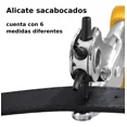 thumbnail image 2 of Kit Alicate 3en1 Sacabocados Remachadora Ojilladora Repuesto, 2 of 6