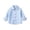 Light Blue, variant on BLVB Toddler Baby Boys Girls Long Sleeve Button down Shirts Classic Collared Lightweight Jackets Kids Fall Clothes(Multicolor,1-2Years)
