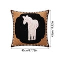 thumbnail image 3 of Throw Pillow Covers 18x18 Inch, Decorative Square Pillowcases, Farmhouse Holiday Cushion Covers for Couch Sofa Living Room Bedroom Outdoor Home Decor, 3 of 4