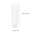 thumbnail image 3 of NICEXMAS 4Pcs Portable Cosmetic Bottles White Compact Leakproof Reusable for Liquid Storage, 3 of 5