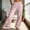 Pink, variant on Delayuji Women's Linen Pants Embroidered Wide Leg Pant Trousers Breathable Loose Cotton Linen Pants