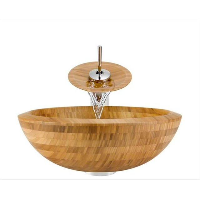 Polaris 890-WF-C Chrome Bathroom Waterfall Faucet Ensemble