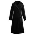 thumbnail image 4 of Western Style Double Blend Coat Winter Warm Long Trench Overcoat Fashion Outerwear For Ladies Casual Fall And Jacket Classic Elegant Design winter clothing for women, 4 of 4