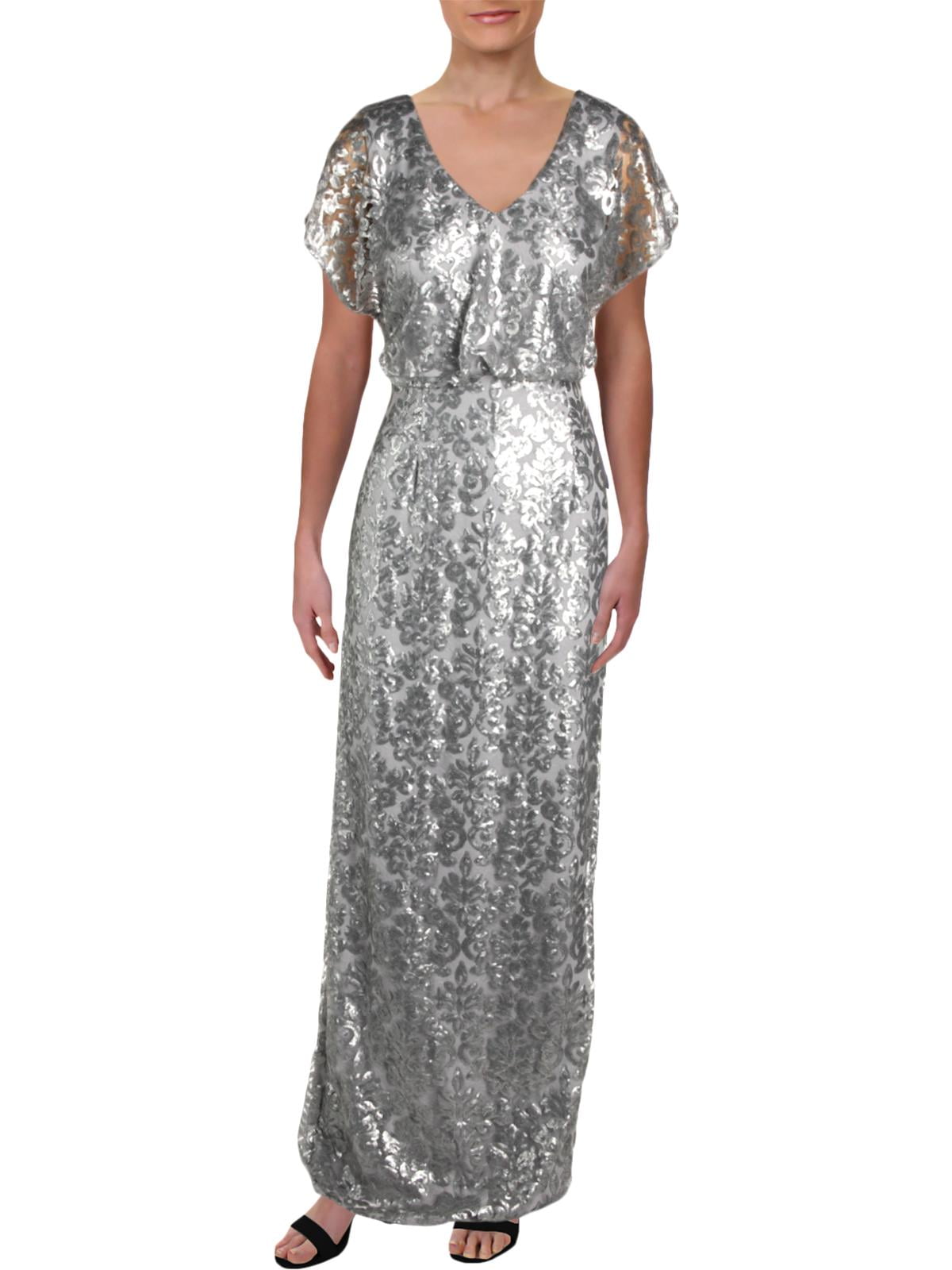 walmart silver dress