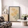 thumbnail image 2 of Framed Canvas Wall Art Vintage Floral Botanical Print for Living Room Decoration - 24"x36" BLACK, 2 of 8