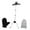 Black, variant on Tnarru Garment Rack Steam Ironing Machine Bracket with Storage Bag for Steaming Clothes Steamer Holder Foldable Steamer Hanger Stand Gray
