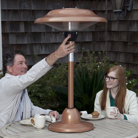 UPC 690730606599 product image for Mojave Sun Copper-Finish Tabletop Halogen Indoor/Outdoor Heater | upcitemdb.com