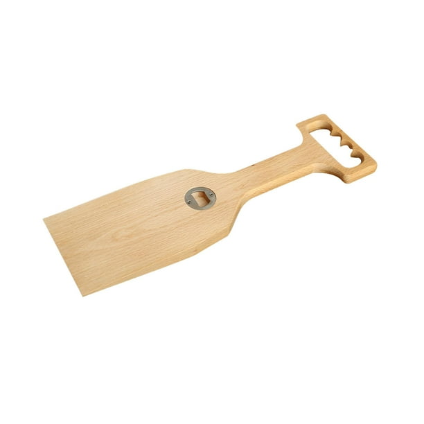 Pala de madera herramienta de limpieza de barbacoa multifuncional para cocinar servir accesorios