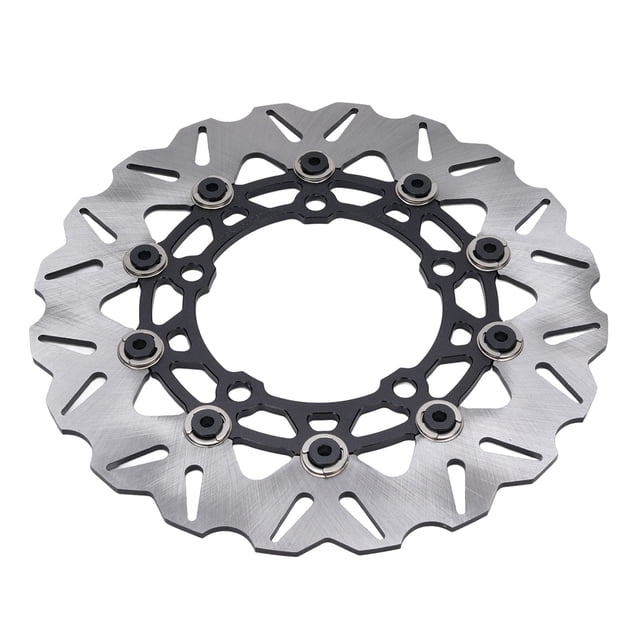 Motorcycle Front Brake Disc Rotor, Front Wheel Brake Disc Rotor, Stainless Steel, Aluminum Alloy, Fits Replacement for Pcx125, Pcx150, Pcx160 with Improved Design, Enhanced
