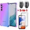 thumbnail image 1 of [stock Listo] Samsung Galaxy M54 M14 5G A54 A34 A14 5G A24 5 En 1 Funda De Silicona A Prueba De Golpes 9D Cubierta De Vidrio Templado, 1 of 3