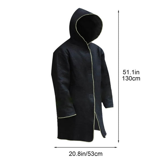 Amzcrzy Fire Protection Fire Suit 1000 Degrees Carbon Fiber Fire Cape Fire Emergency Escape Home Fire Retardant Fire Insulation Clothing Halloween Decor Garden Decor Halloween Decorations Outdoor