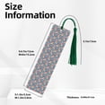 thumbnail image 3 of Kdxio Popcorn Print Metal Tassel Bookmarks,Perfect Gift for Art Lovers and Bookworms Metal Bookmarks for Women, 3 of 8