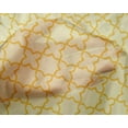 thumbnail image 4 of oneOone Silk Tabby Fabric Quatrefoil Block Print Sewing Fabric BTY 42 Inch Wide, 4 of 4
