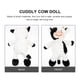 thumbnail image 5 of FELTECHELECTR Muñeca de vaca adorable vaca juguete decorativo vaca adorno peluche vaca muñeca animales muñeca, 5 of 7
