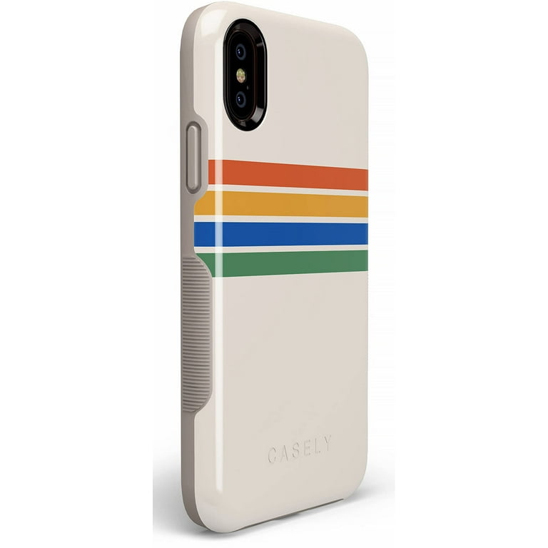 レインボー Apple iPhone Xs Casely iPhone Xs Max Phone Case | Rainbow Stripes Color Block Case