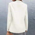thumbnail image 5 of HaiMao Blazers for Women Clearance Business Casual Long Sleeve Open Front Blazer Jacket Solid Fashion Suite Jacket with Pockets White 10(XL), 5 of 5