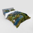 thumbnail image 3 of Ambesonne Nature Bedding Set 3 Pcs, Snowy Mountain Lake, Twin XL, Multicolor, 3 of 3