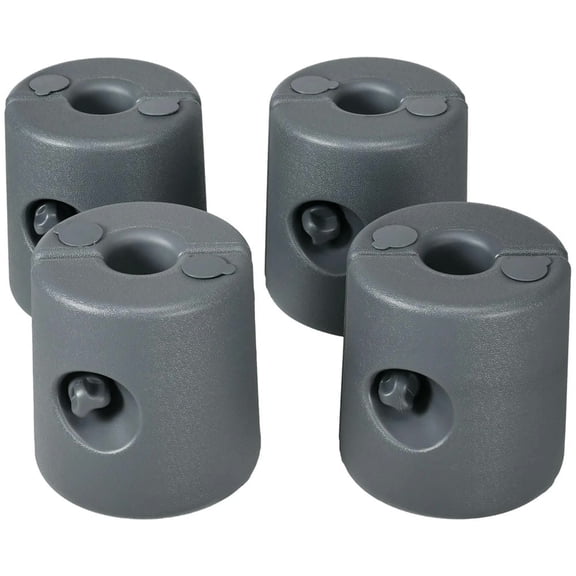 GVN HDPE Tent Weights Set of 4, Canopy Weights, Fill with Water or Sand, 104LBS