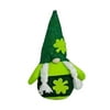 MIARHB hot lego for adults Plush Doll St. Patrick's Day Ornaments Lrish Green Shamrock Faceless Doll