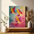 thumbnail image 6 of Colorful Flying Birds Watercolor Canvas Print, Wall Art Decor for Living Room Bedroom Office, 6 of 8