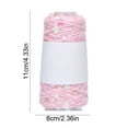 thumbnail image 3 of Ovzne Pure Cotton Sequin Yarn – Sparkling Hand-Knitting Thread With Embedded Sequins For Fashion, 3 of 6